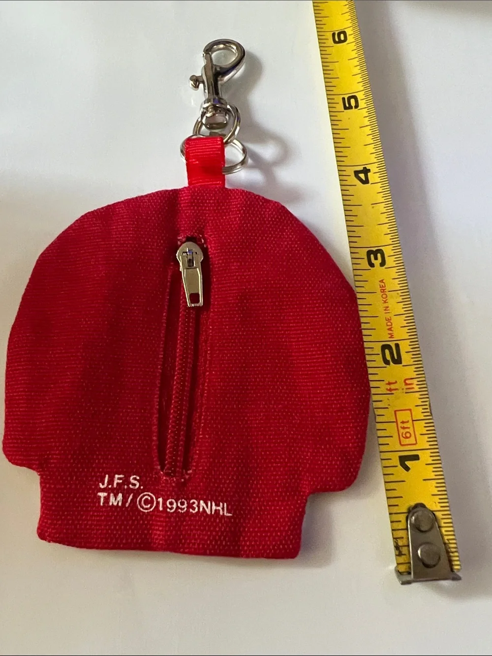 Detroit Red Wings Mini Jersey Keychain - Red & White